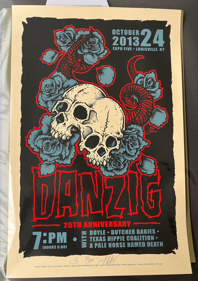 Danzig Louisville Gig Poster