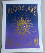 Audioslave Justin Hampton 2005 Cleveland Gig Poster