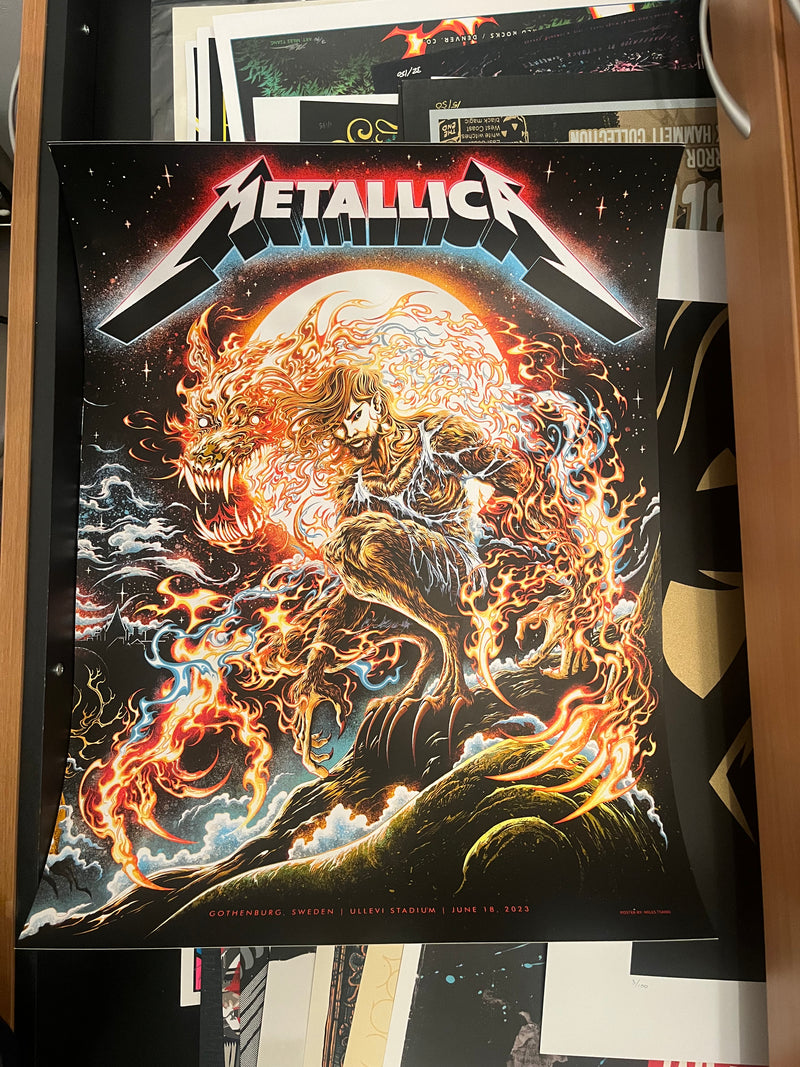 Metallica Gothenburg Gig Poster Set