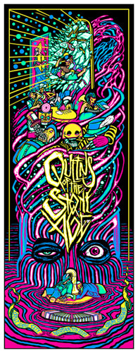 Queens of the Stone Age Gig Poster, Salt Lake City 2017 by Brad Klausen