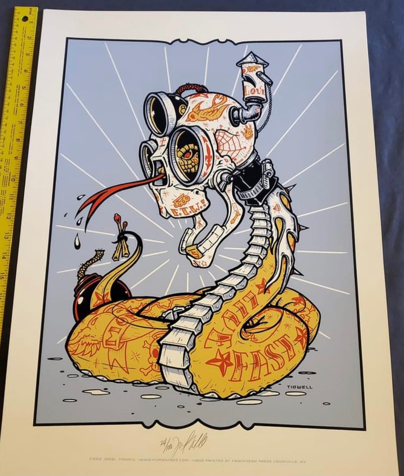 Jeral Tidwell Tattooed Snake Art Print