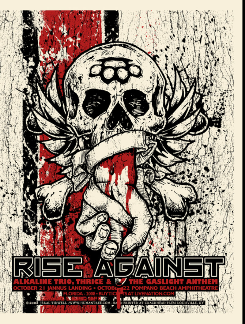 Rise Against Florida Gig Poster