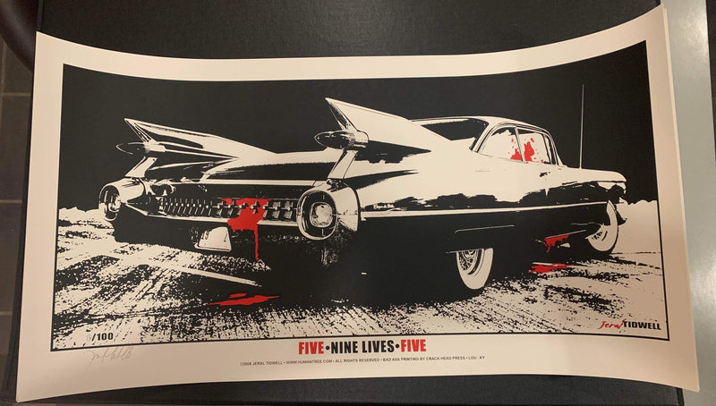 Nine Lives Classic Car Art Print