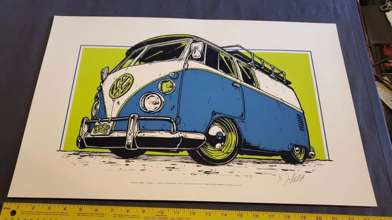Jeral Tidwell VW Bus Art Print